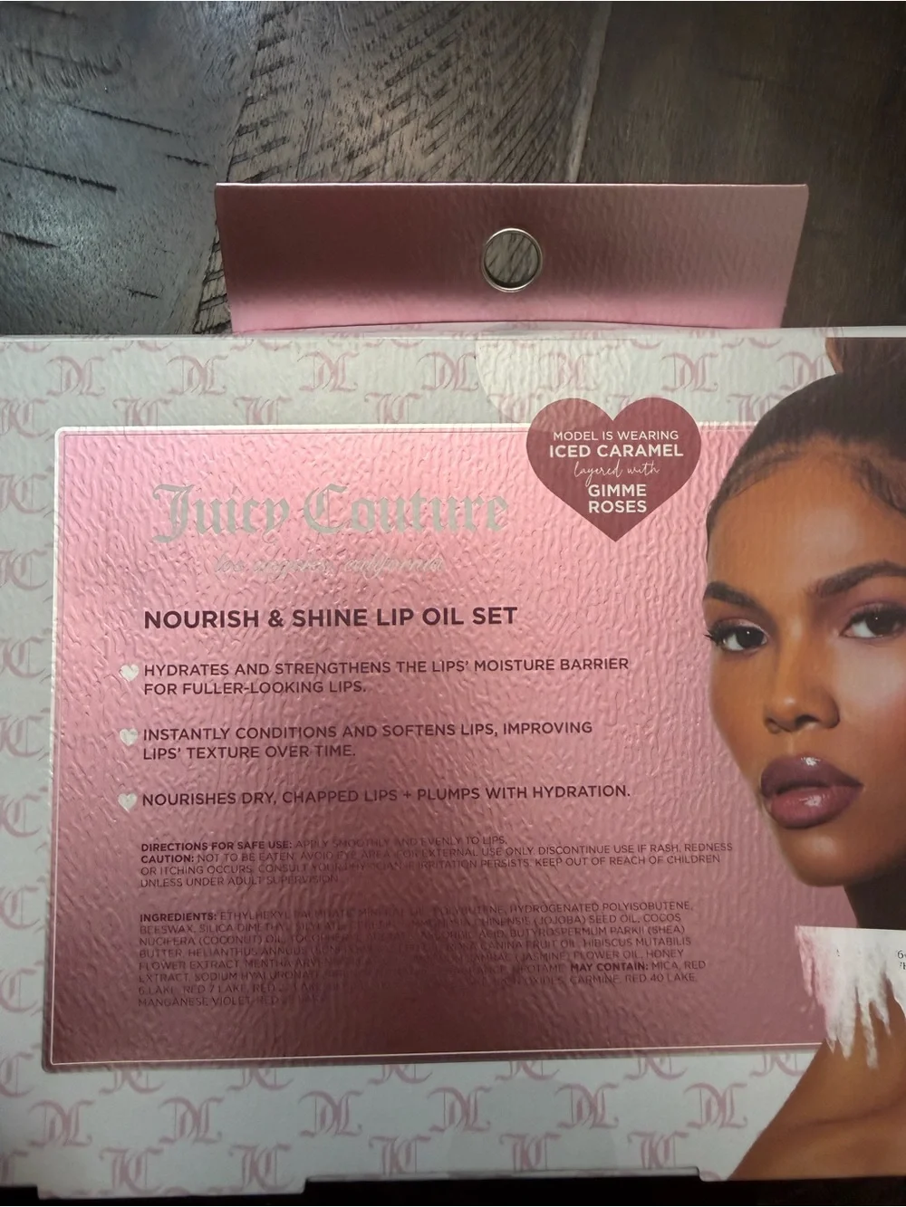 Juicy couture Lip Oil Set - Rose Gold & Pink Tones